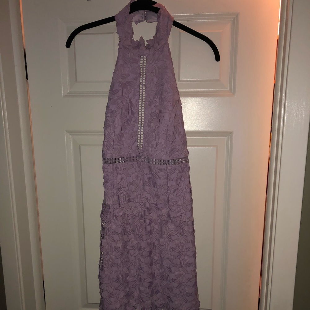 Gemma Halter Lace Sheath Dress